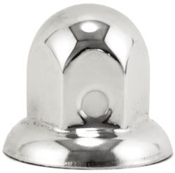 1-1/8" Chrome Nut Cover with Flange