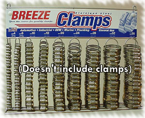 6200 Empty Hose Clamp Rack